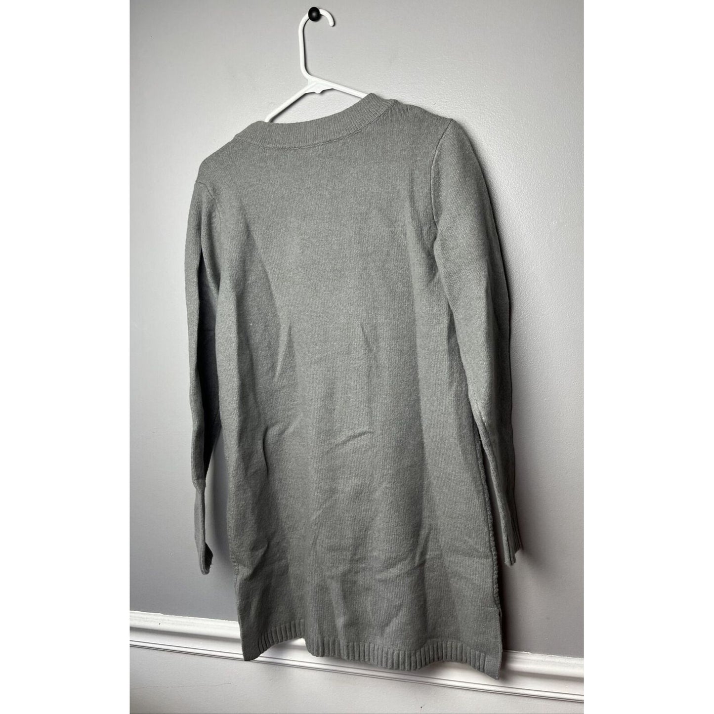 All Worthy Hunter McGrady Button Front Cardigan(Grey, XX-Small) A519002