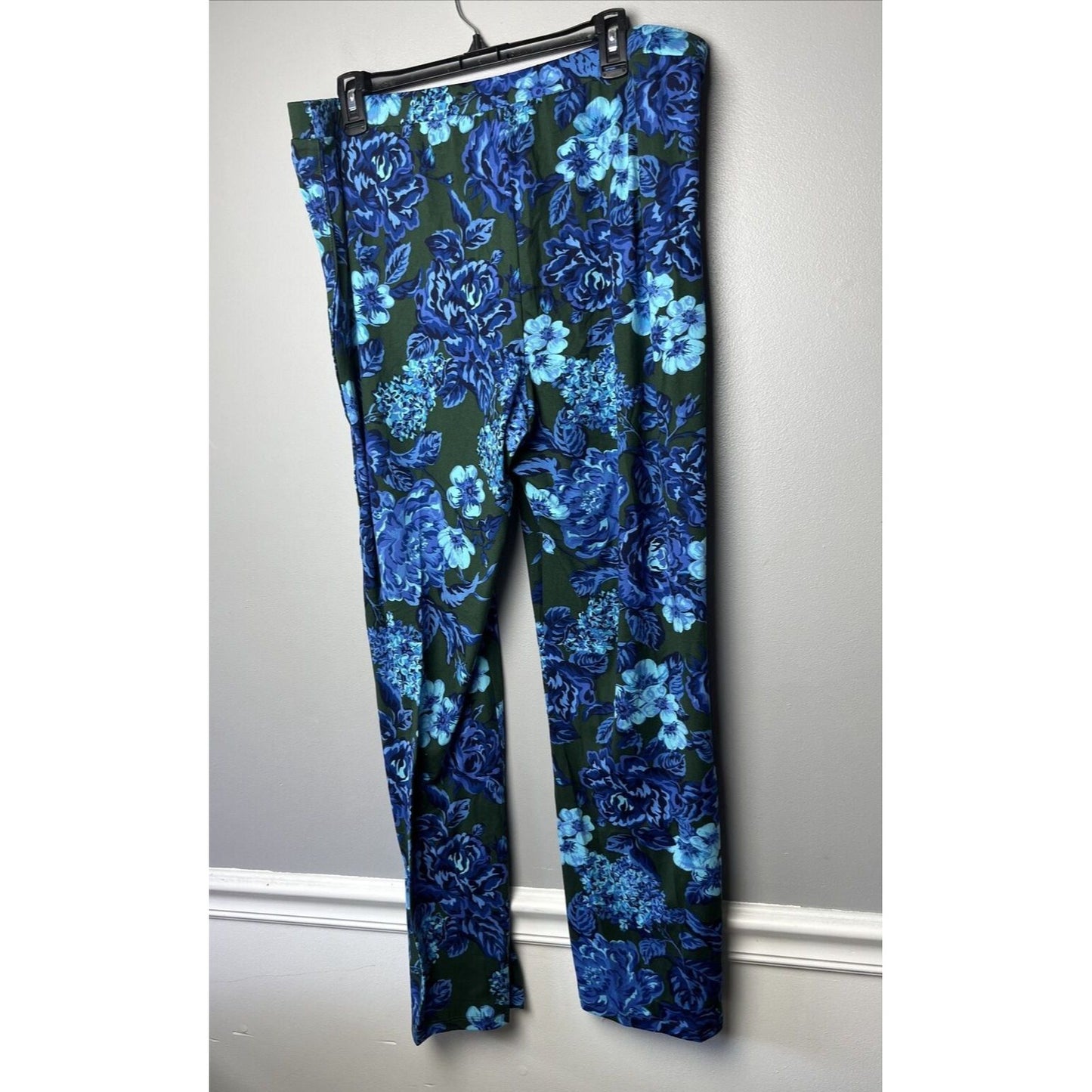 Isaac Mizrahi Live! Button Front Sleep Set Shirt Ink Blue Large NWOT