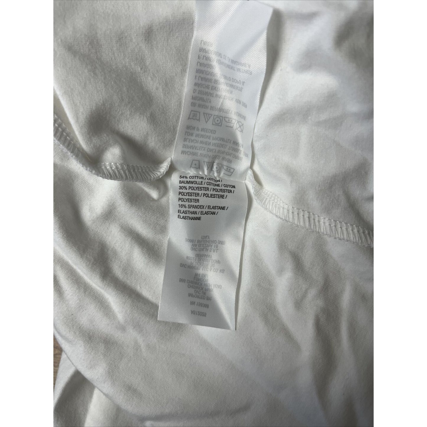 Wicked by Women with Control Pleated Polo Dress-White-Large-NEW-A512025