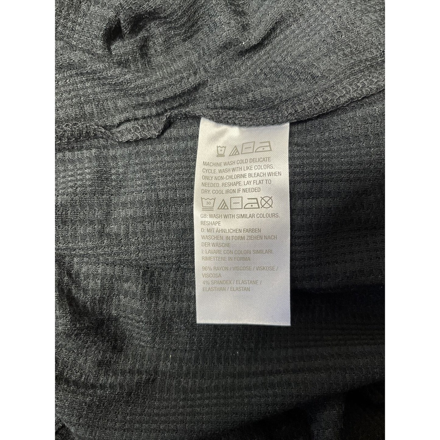 Candace Cameron Bure Puff-Sleeve Turtleneck A462085 BLACK Size Medium