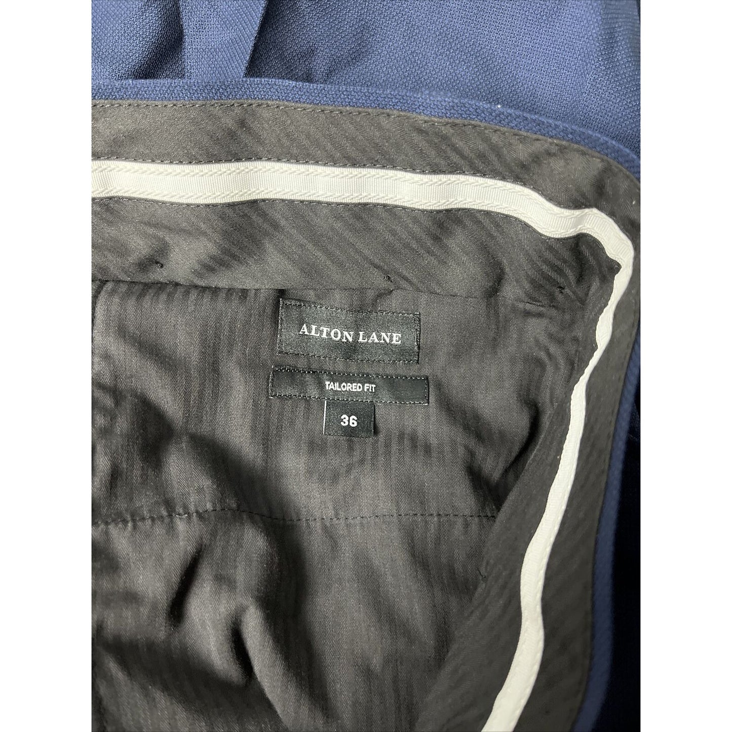 NEW Alton Lane Men's Medium Blue Tailored Fit Mercantile Chino Pants - 36 Size