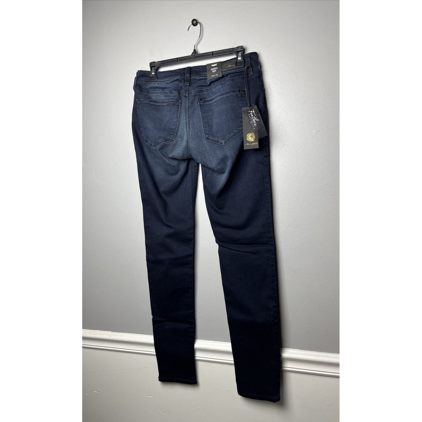 Mavi Gold NWT Women's Alexa Mid Rise Skinny Jeans In Gold Yoga Move Size 29/32