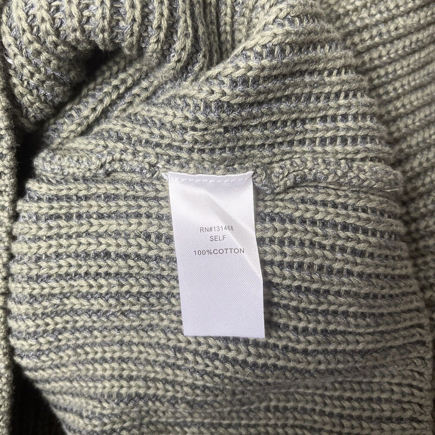 Vici Collection Women's Zip Sleeve Mock Neck Cotton Sweater In Dark Olive Small