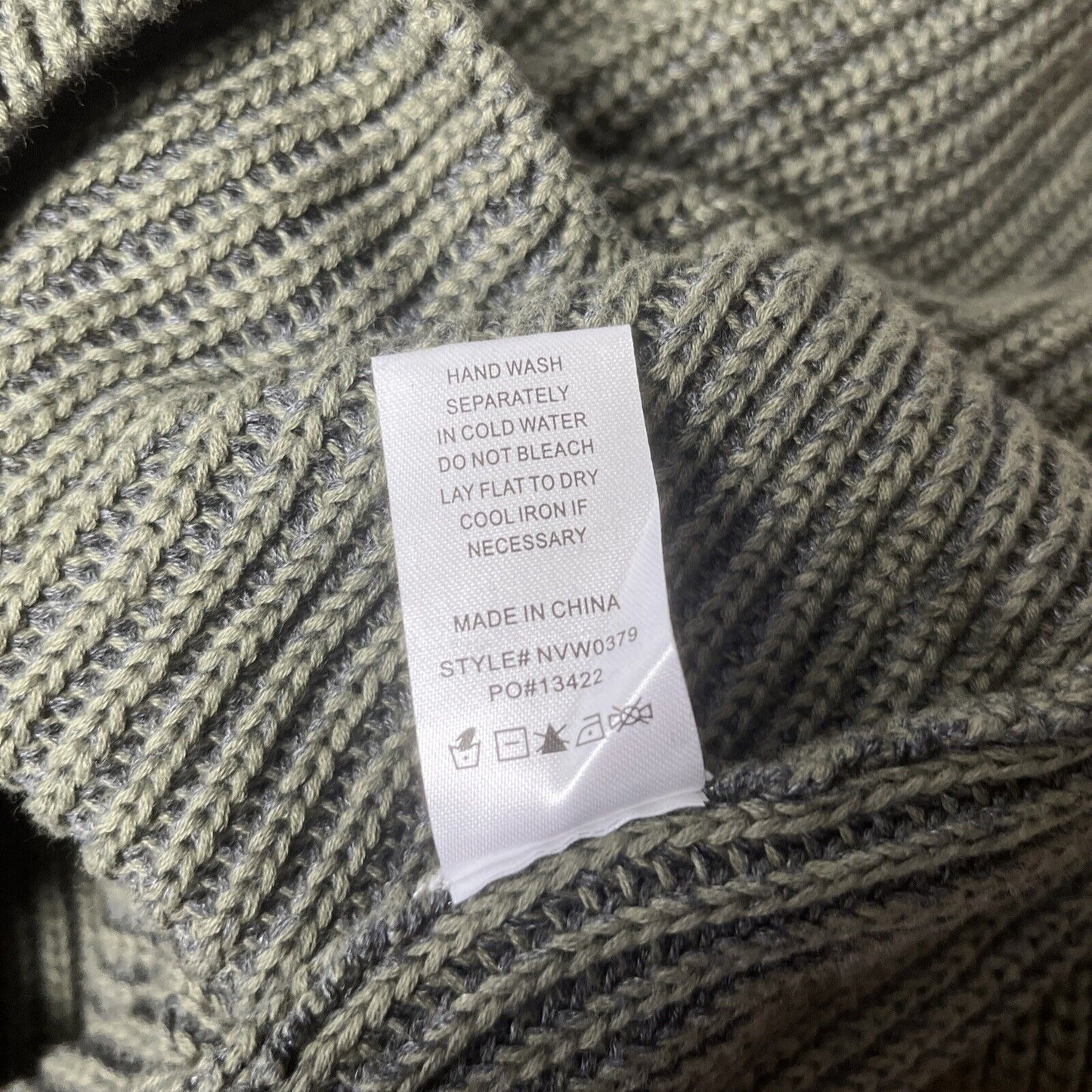 Vici Collection Women's Zip Sleeve Mock Neck Cotton Sweater In Dark Olive Small
