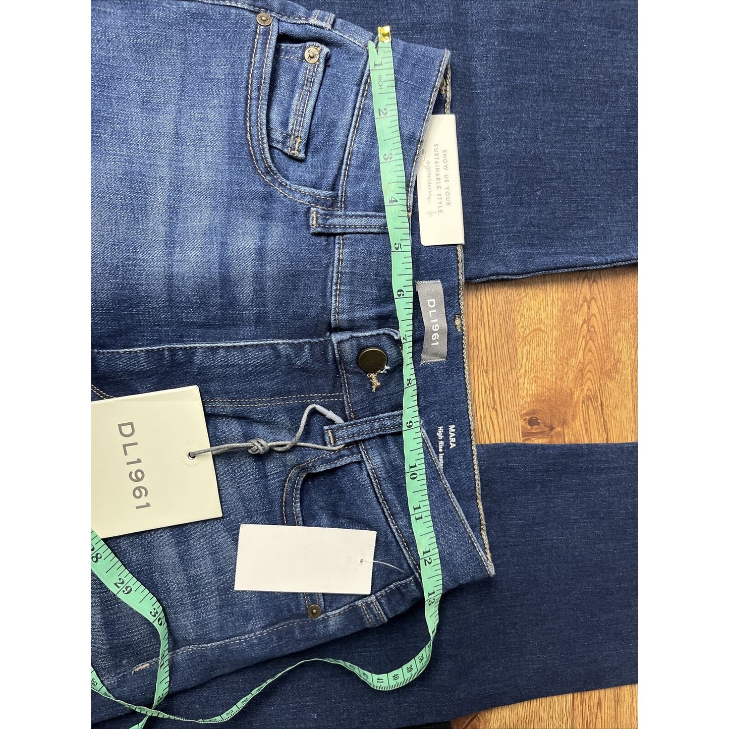 DL1961 Mara Womens High Rise Intrasculpt Straight Jeans Size 27 NWT