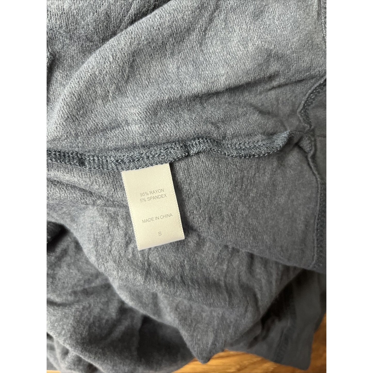 Koolaburra by UGG Brushed Back French Terry Hooded Cardigan Sweater Blue Night S