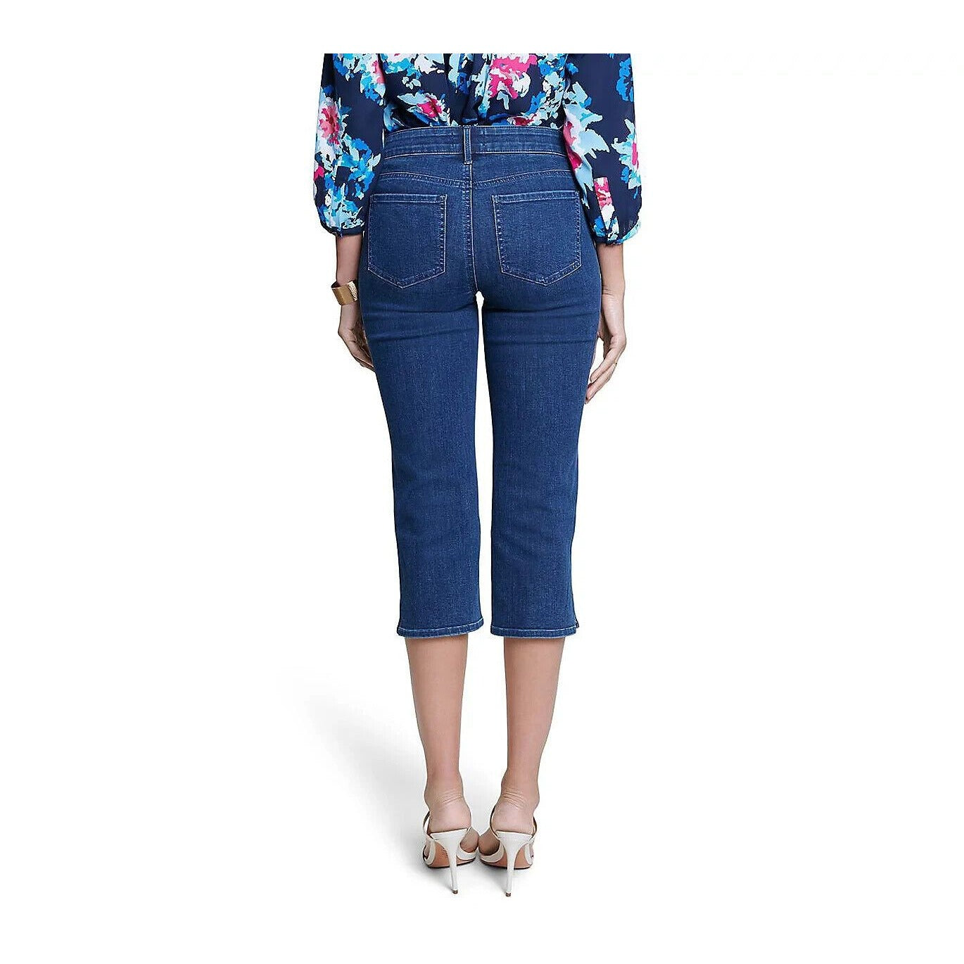NYDJ Cool Embrace Skinny Crop with Side Slits-Lana-A377692-NEW Size 10