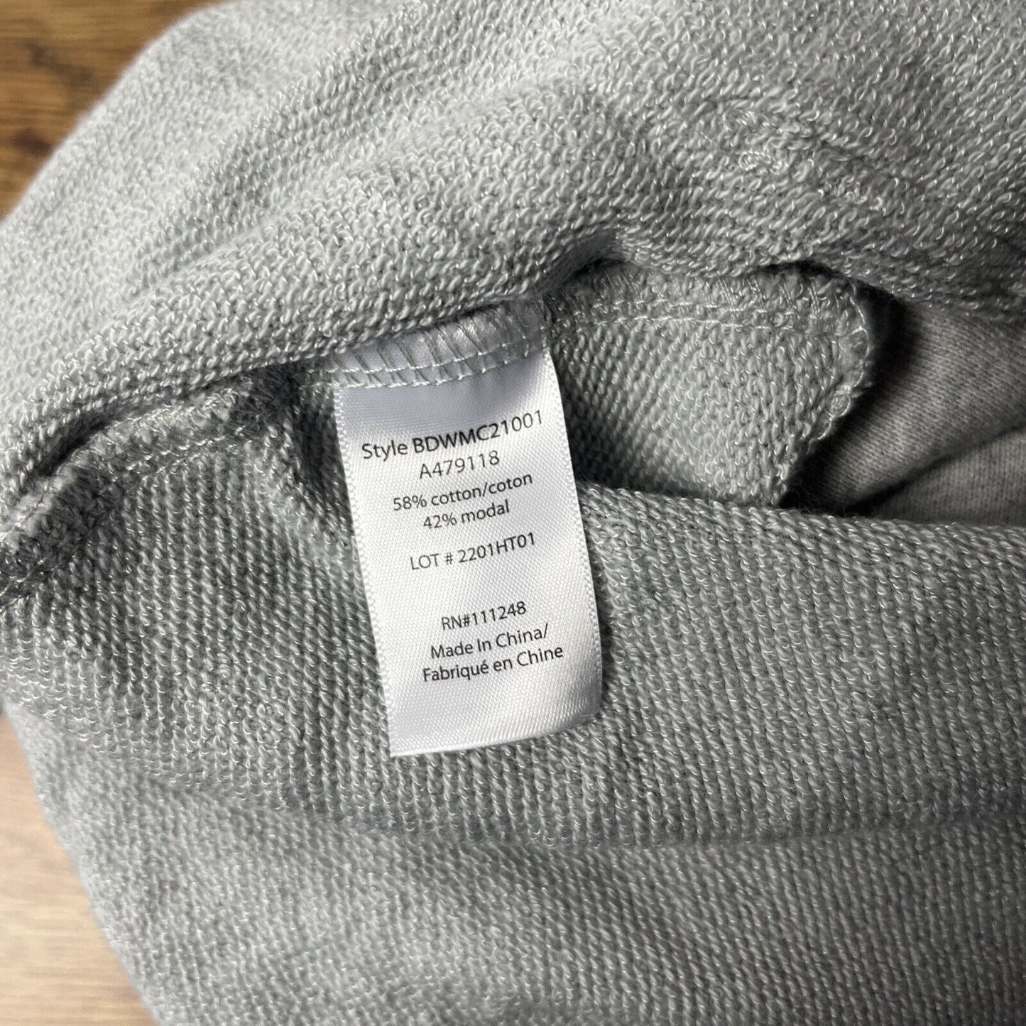 Barefoot Dreams Women's Malibu Collection French Terry Hoodie Gray Small XS