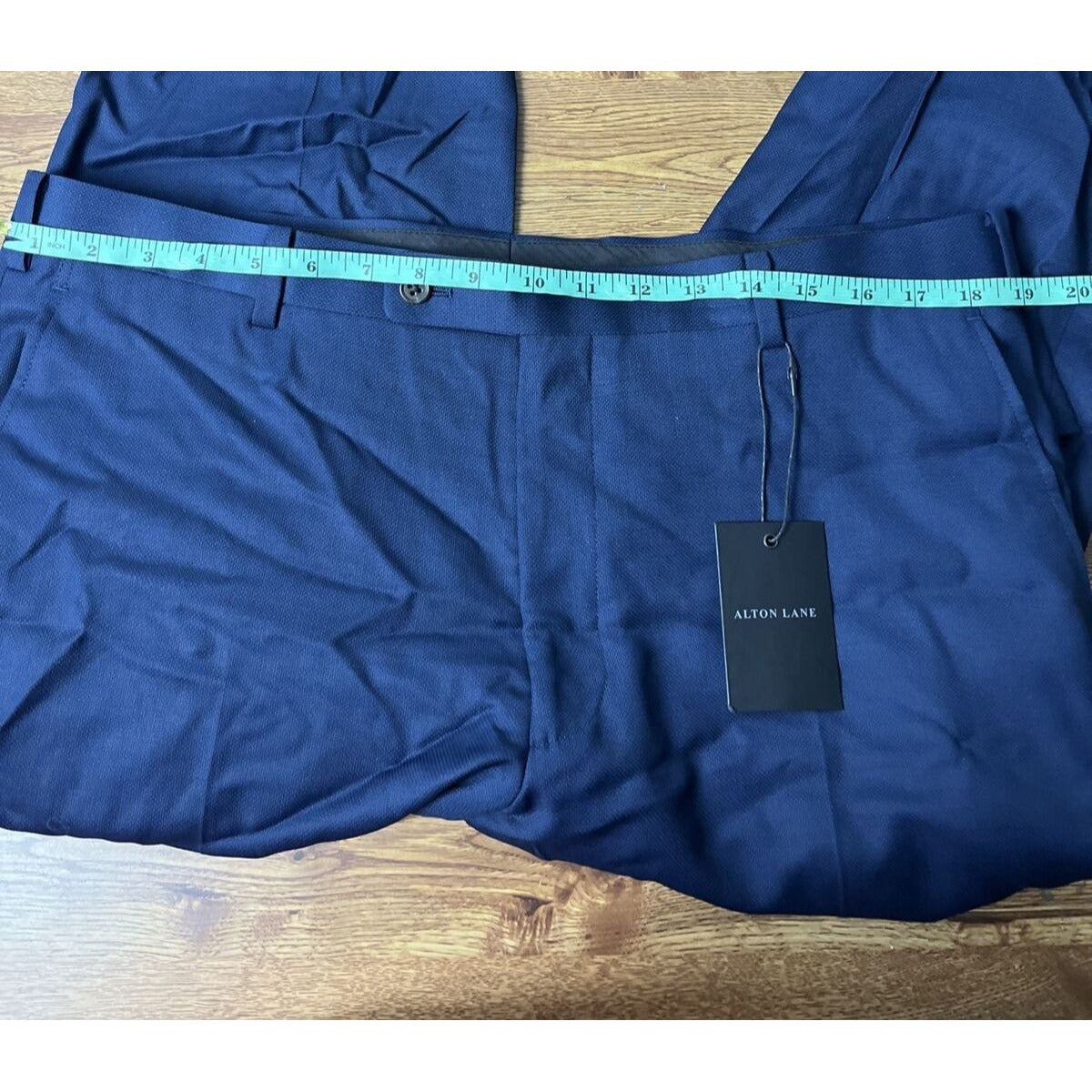 NEW Alton Lane Men's Medium Blue Tailored Fit Mercantile Chino Pants - 36 Size