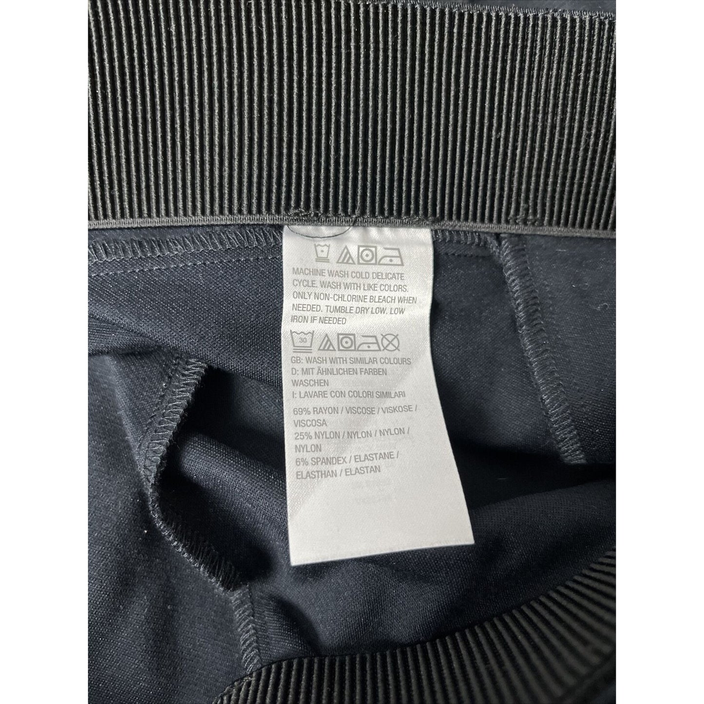 J Jason Wu Womens Ankle Length Knit City Pant Black Regular 14 A458194 Pull On
