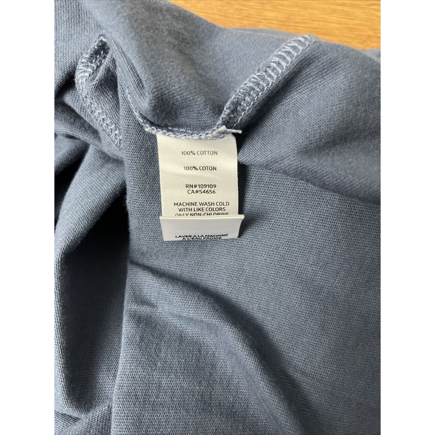 Life is Good Crusher Lite Cotton V-Neck Tee Blue Size Medium