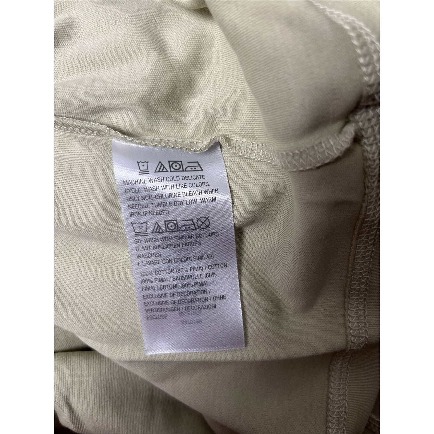 Isaac Mizrahi Live! Essentials Pima Cotton Crew Neck Knit Top Green, Size 1X