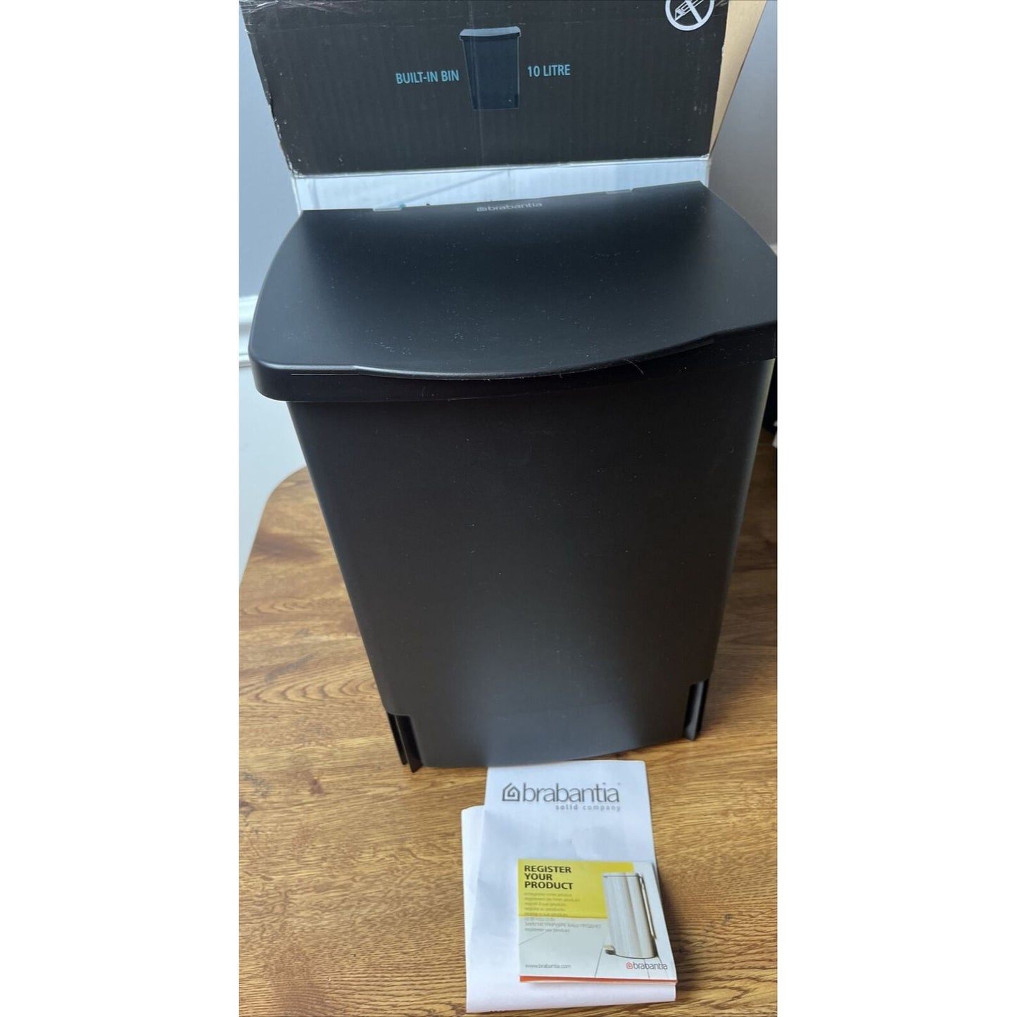 Brabantia Built-in Bin, 10 L - Black