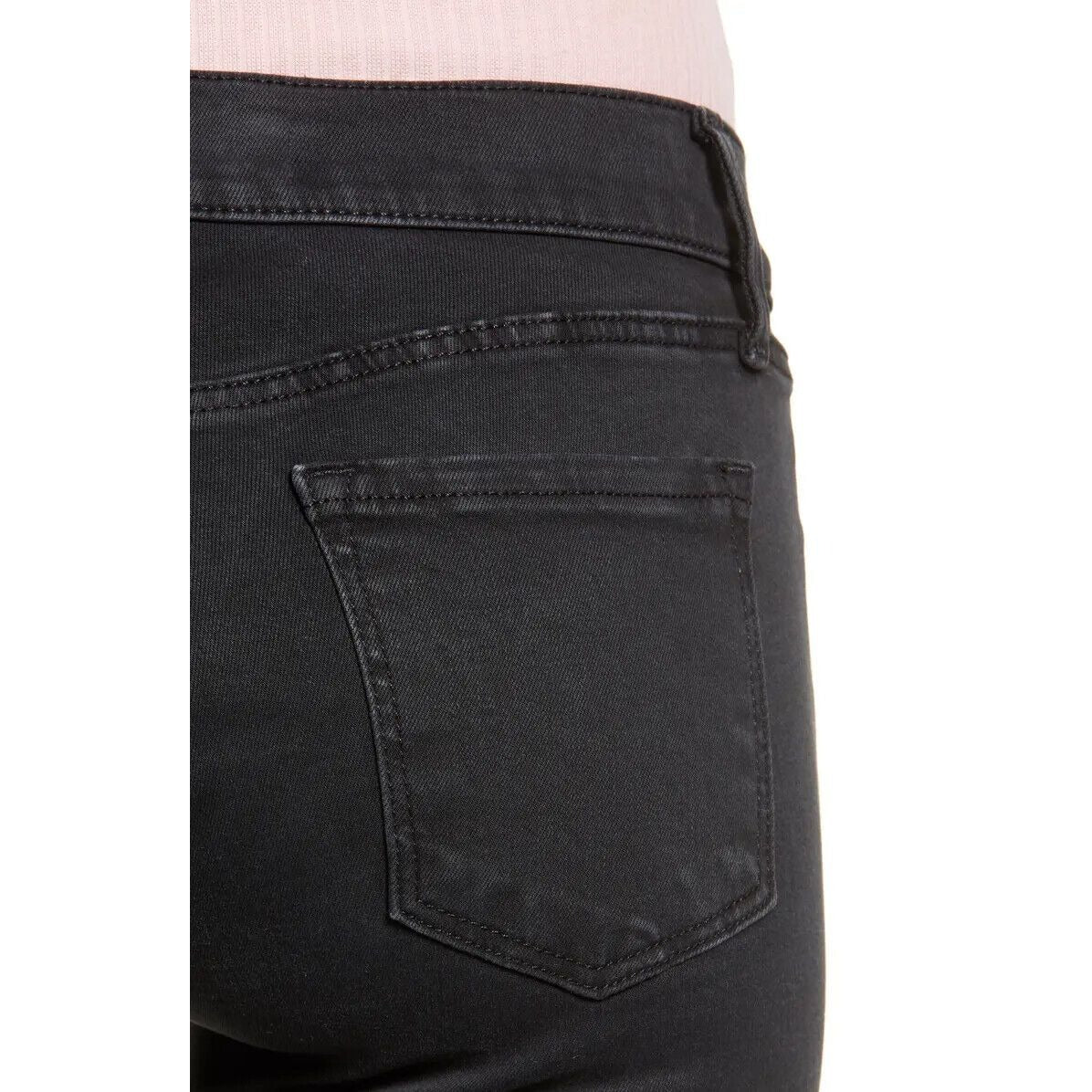 NWT J BRAND 9326 LOW RISE CROP SKINNY WOMEN'S JEANS IN BLACK SIZE 29 $198