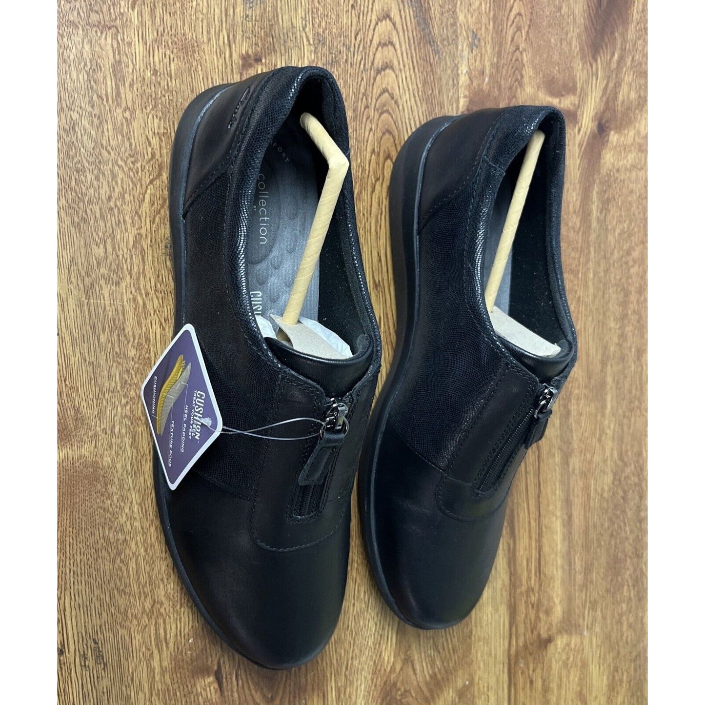 Clarks Women's Kayleigh Sail Loafer - Size 12 M = Black