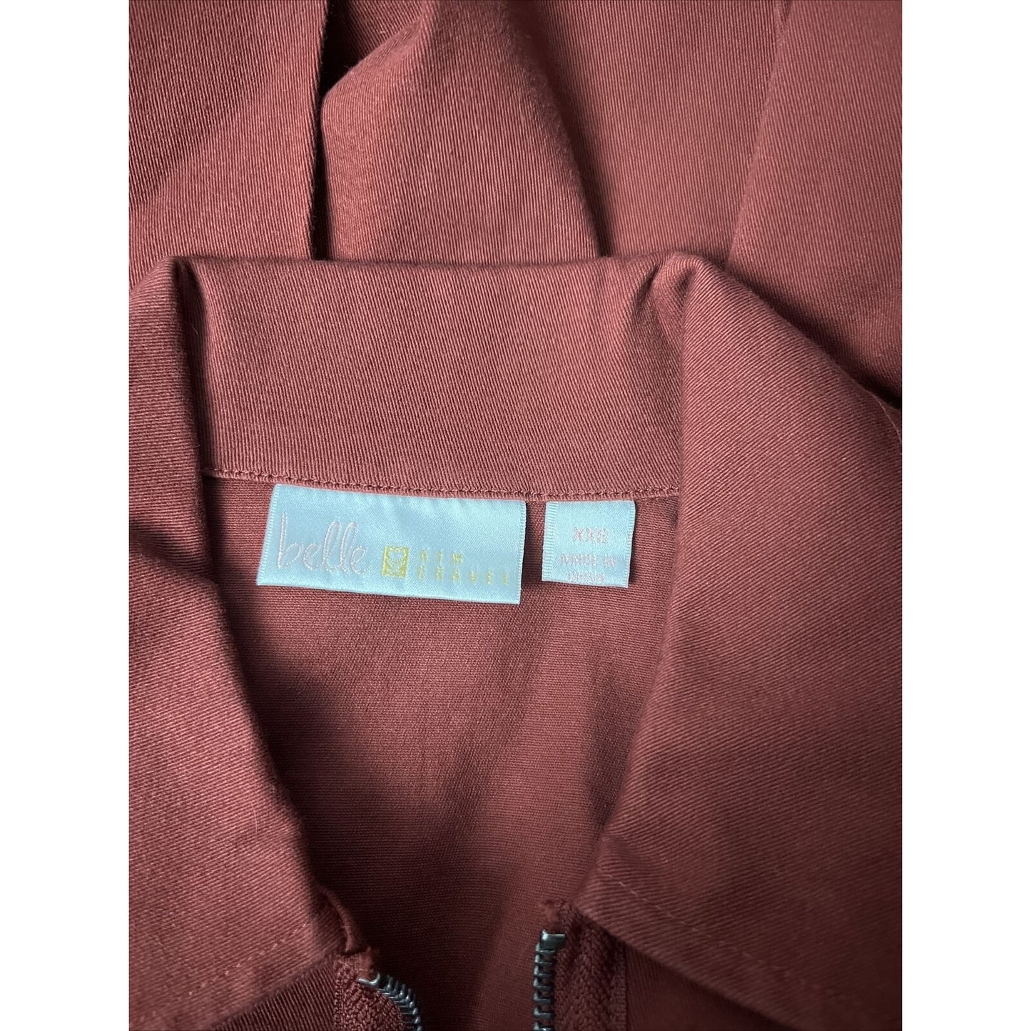 Belle by Kim Gravel Military Jacket - Fired Brick Red Size XXS