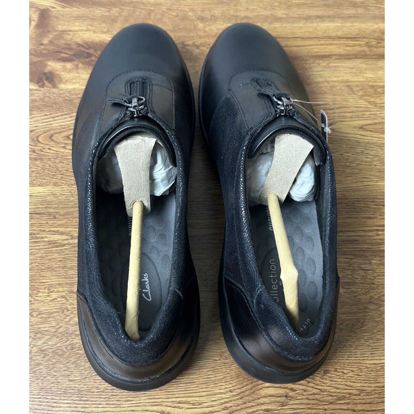 Clarks Women's Kayleigh Sail Loafer - Size 12 M = Black