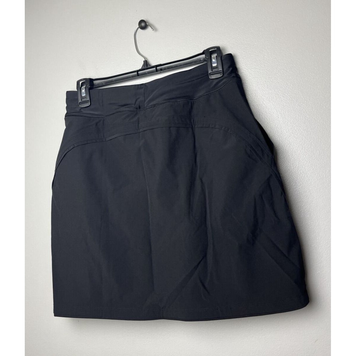 LANDS' END QUICK DRY ACTIVE BOARD SKORT SWIM SKIRT BLACK SIZE 4