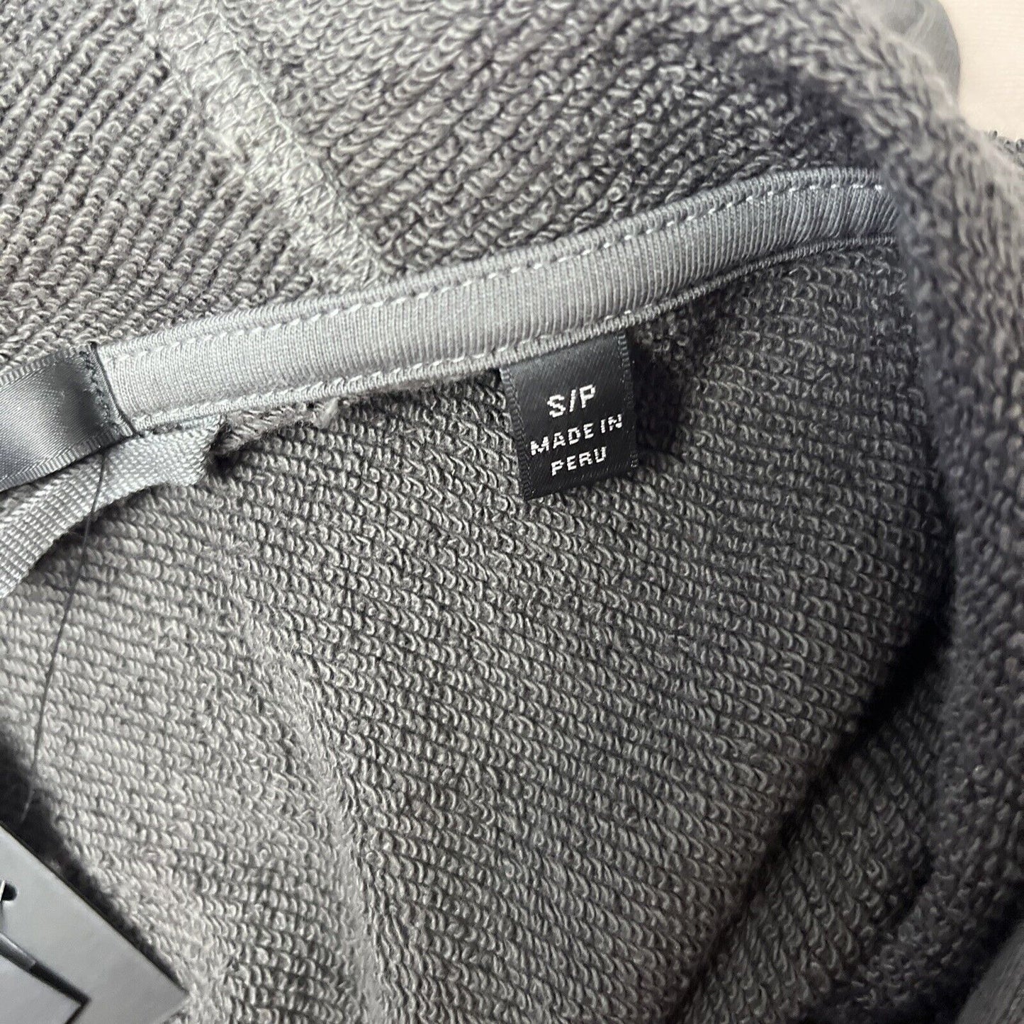 ATM Anthony Thomas Melillo Dip Dye Full Zip Hoodie Womens S NWT Sweatshirt Gray