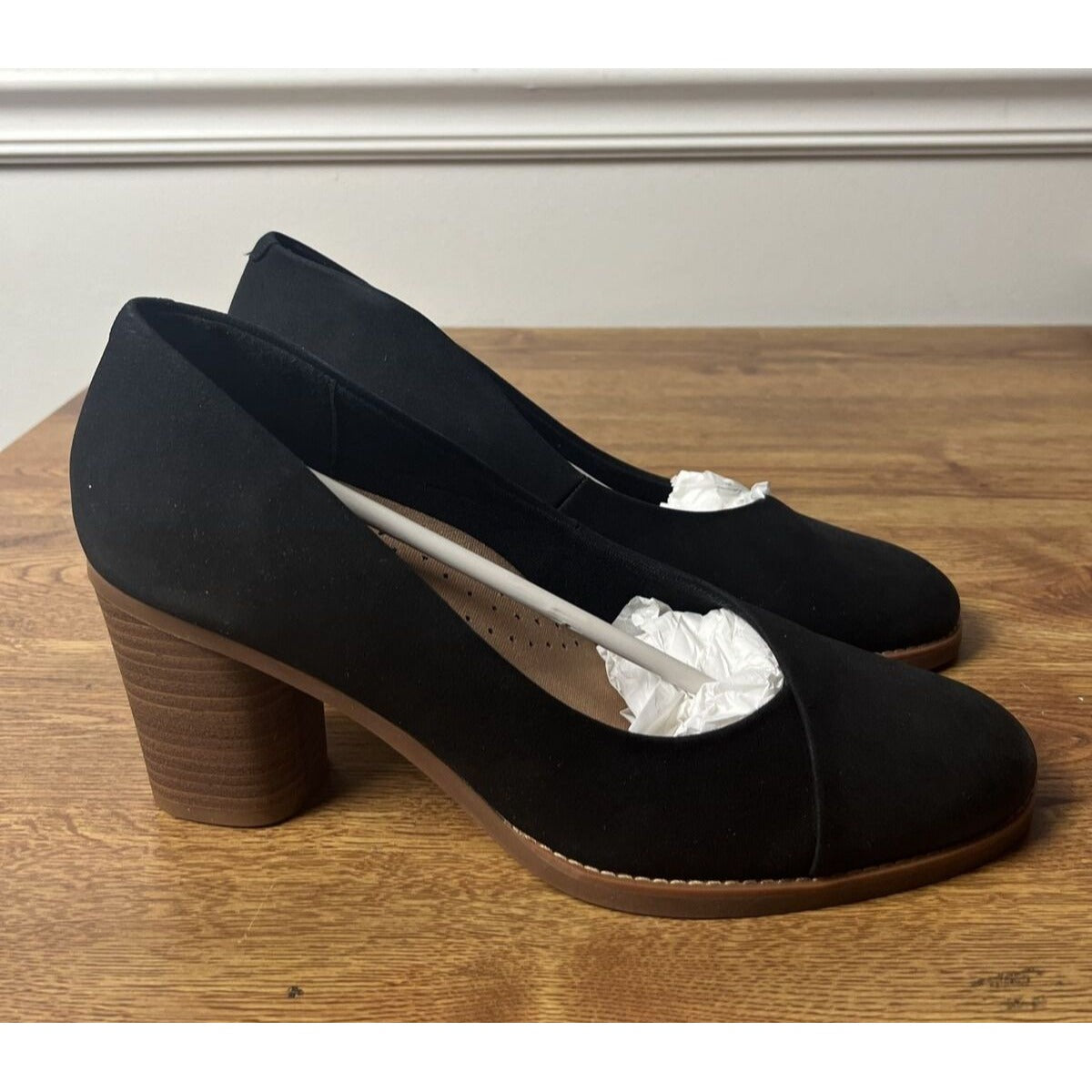 SoftWalk Women's Kolette Pump Size 9.5W Black Color