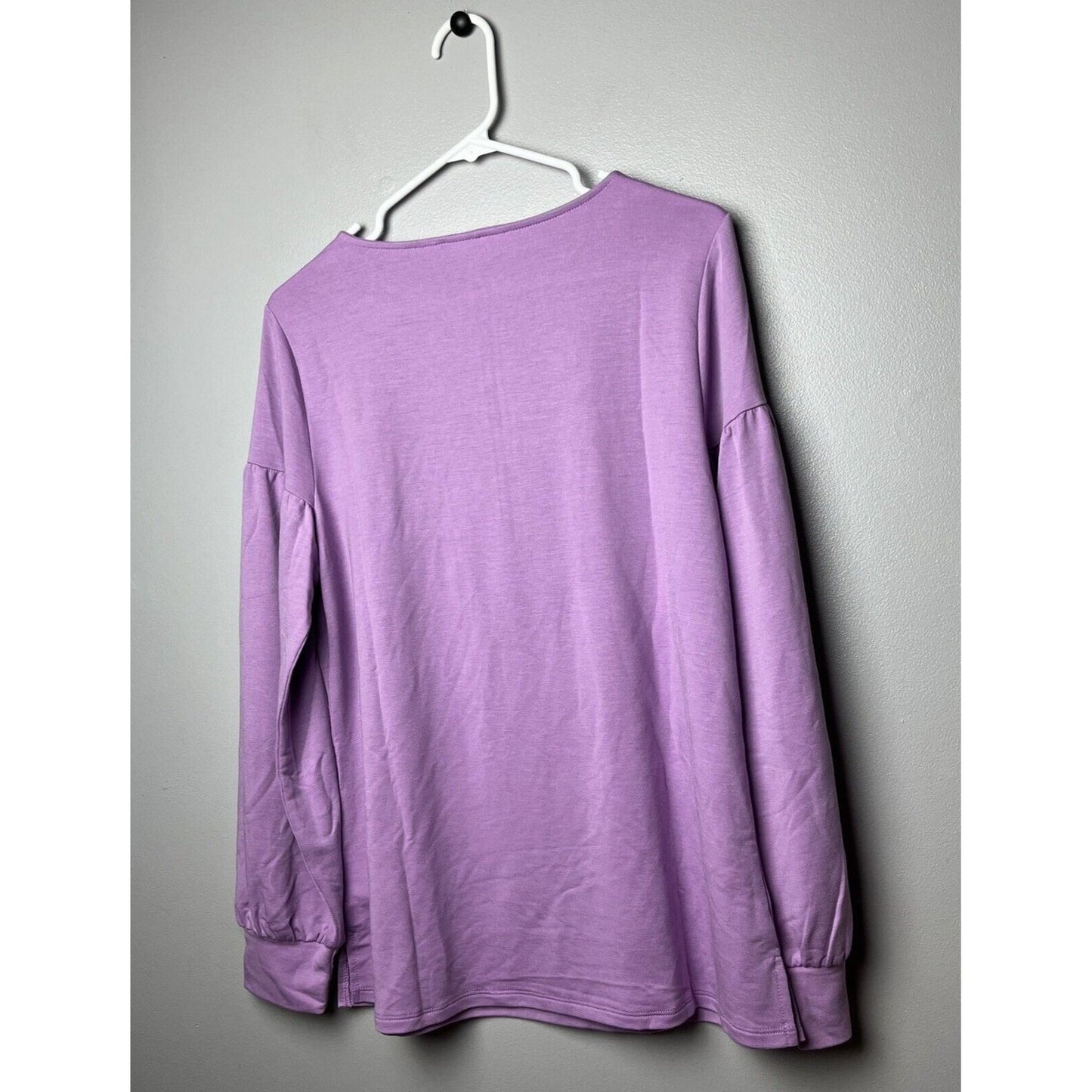 Belle by Kim Gravel Half Zip Top Lilac Size Small NWOT