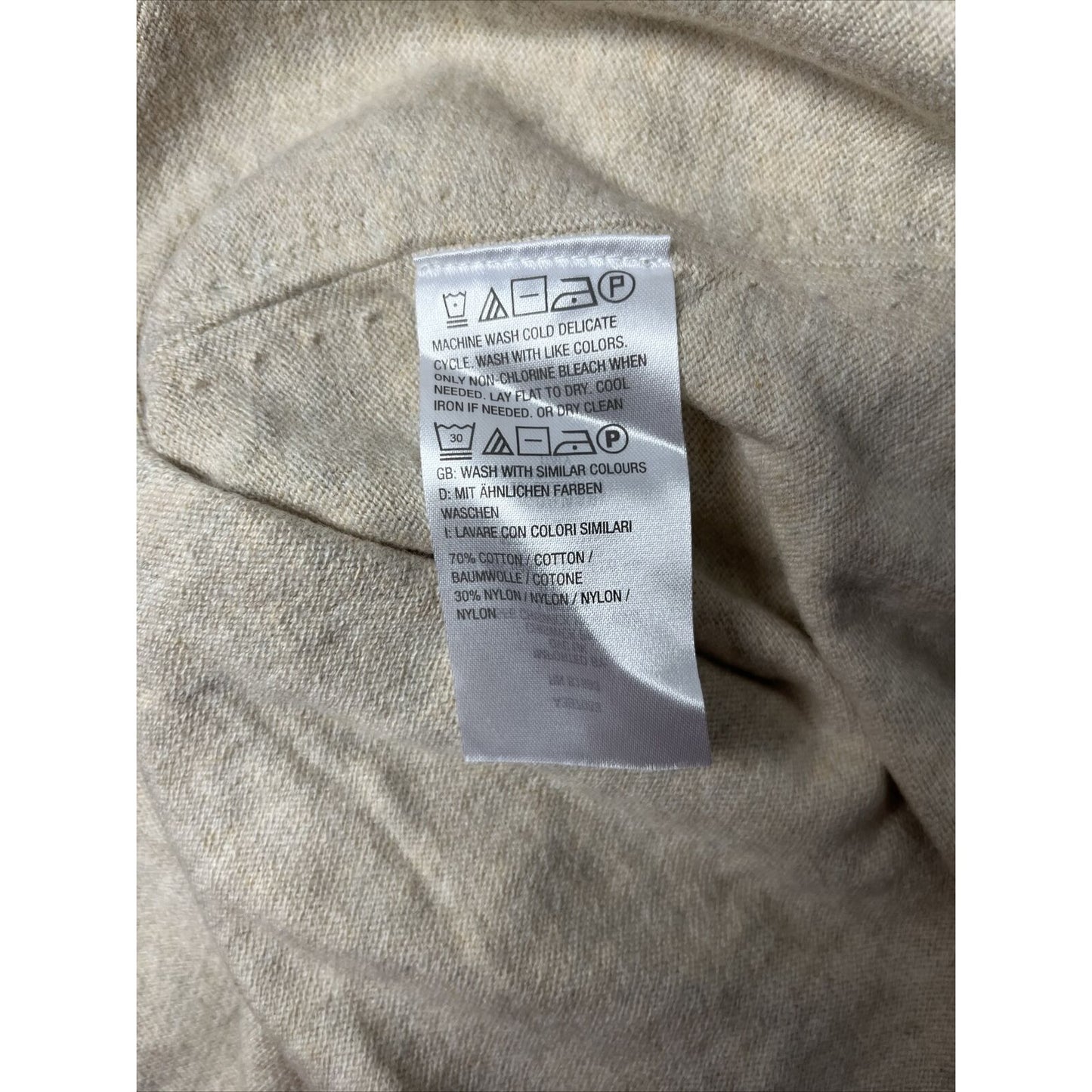 Isaac Mizrahi Live! Tulip Hem Pullover Sweater Heather Oatmeal Size 1X NWOT