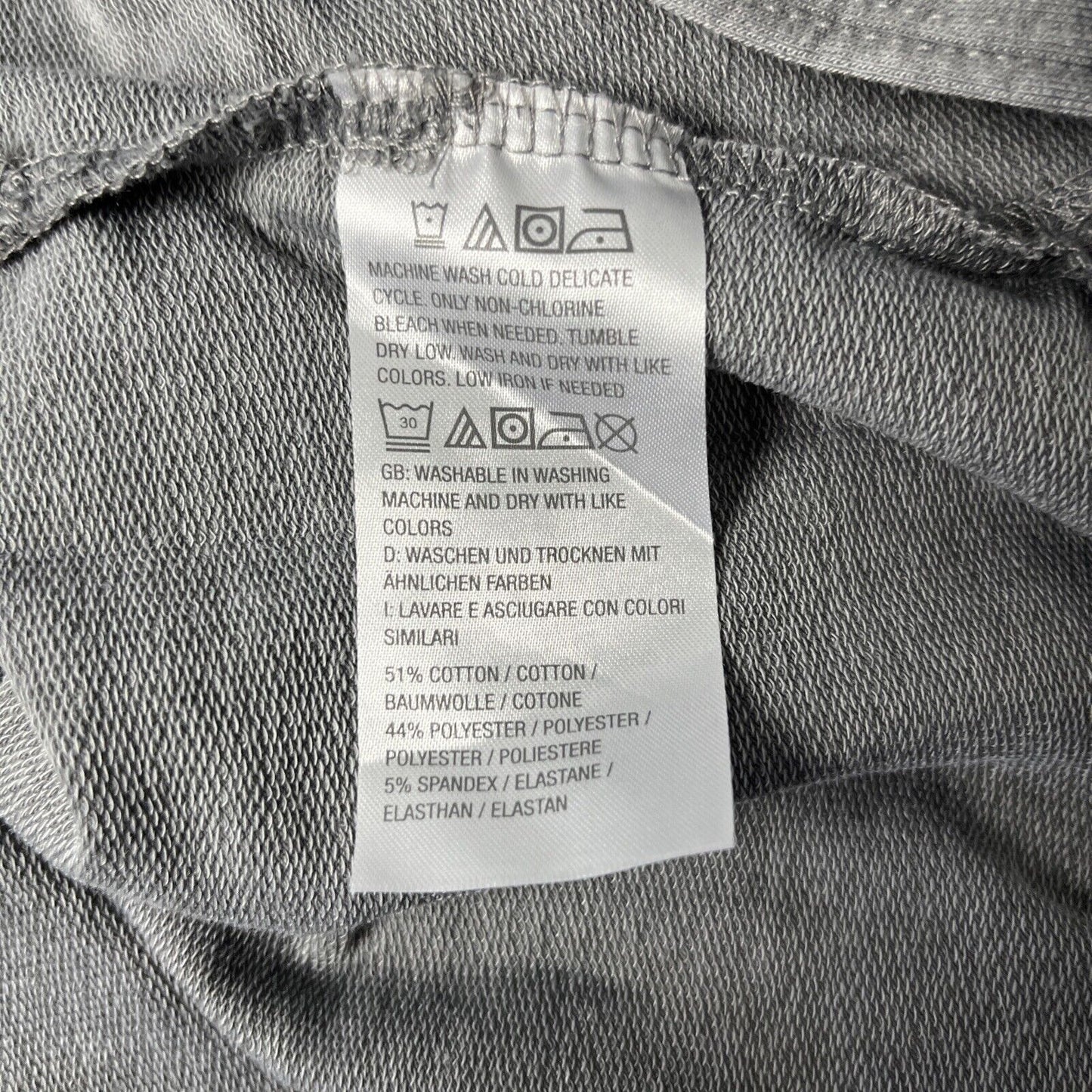 AnyBody Beach Wash Hooded Lounger with Pockets Charcoal Grey Size XL