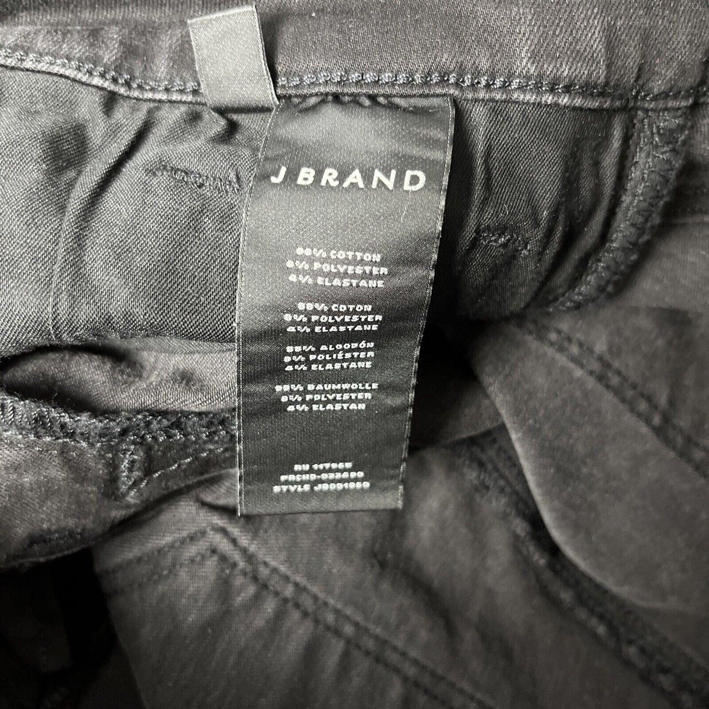 NWT J BRAND 9326 LOW RISE CROP SKINNY WOMEN'S JEANS IN BLACK SIZE 29 $198