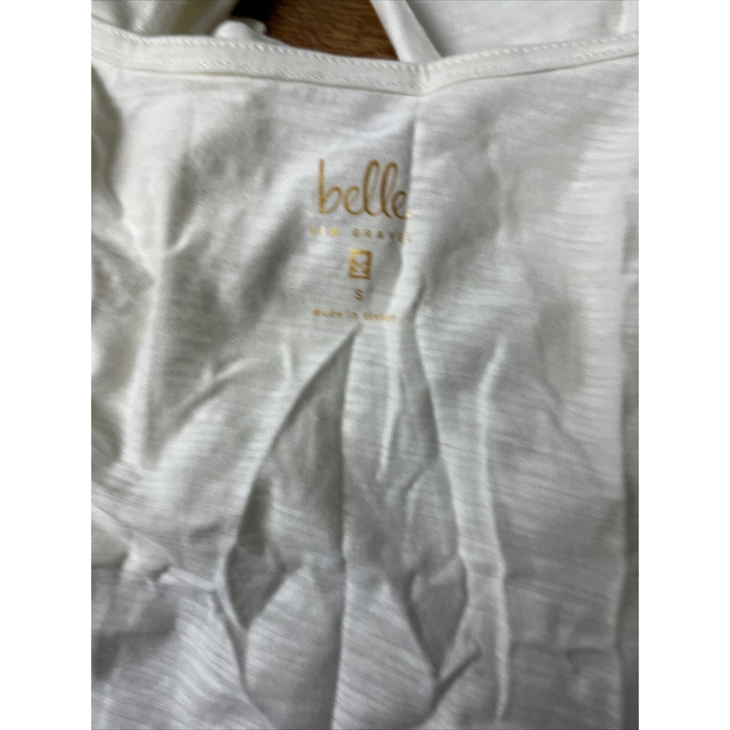 Belle by Kim Gravel Slub Knit Shrug Small White A475783
