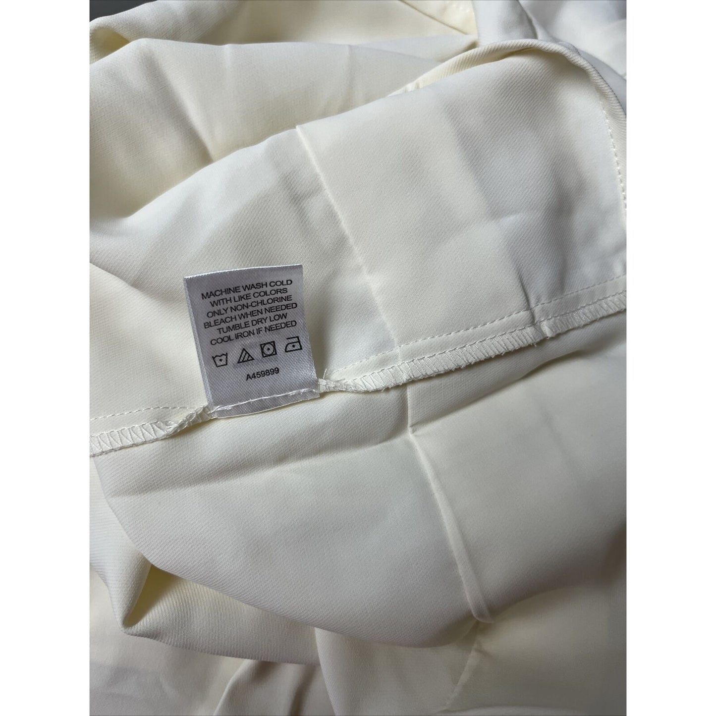 Laurie Felt Women's Top Cloud 9 Split-Neck Blouse Ivory A459899 SIZE Large