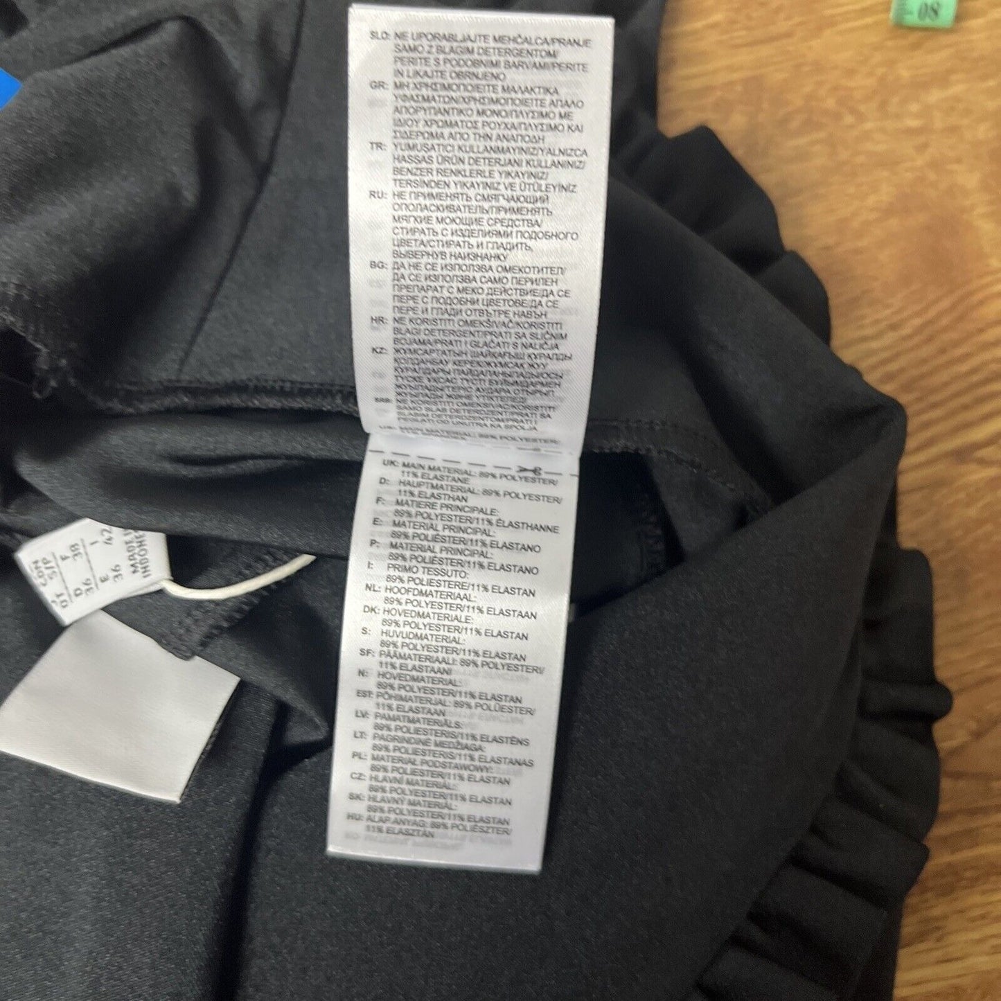 *NWT* Adidas Originals Ruffled Waist Full Length Leggings Size S FU3867