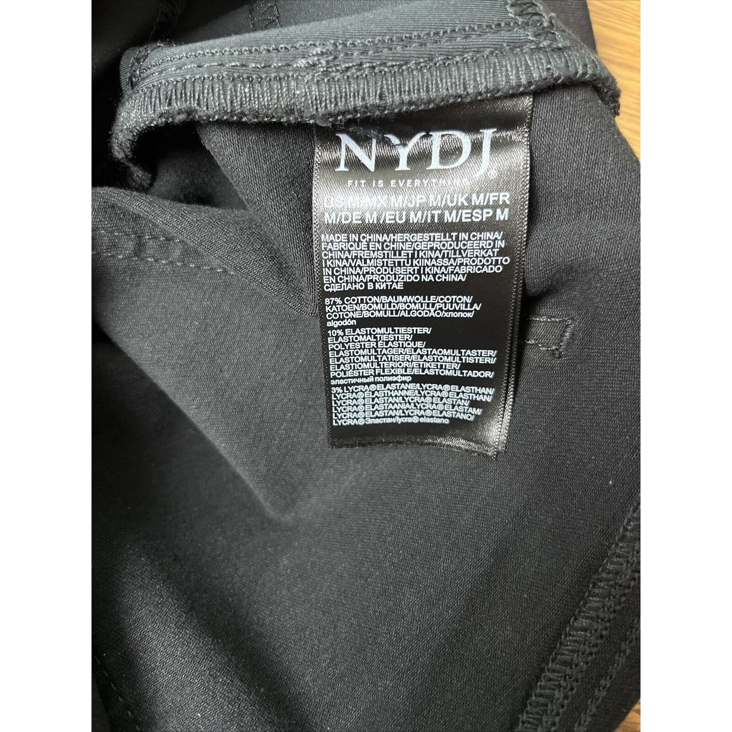 NYDJ Sculpt Her Super Skinny Ankle Jeans with Slits (Black, Medium) A453031