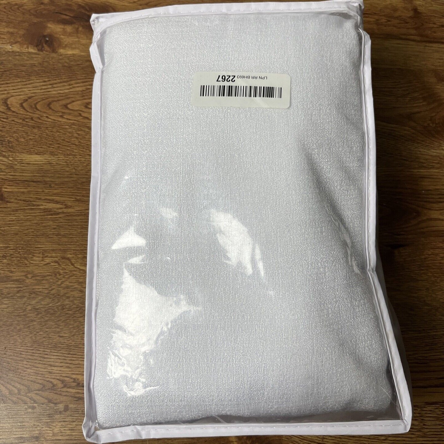 Melodieux White Semi Sheer Curtains for Living Room - Linen Look