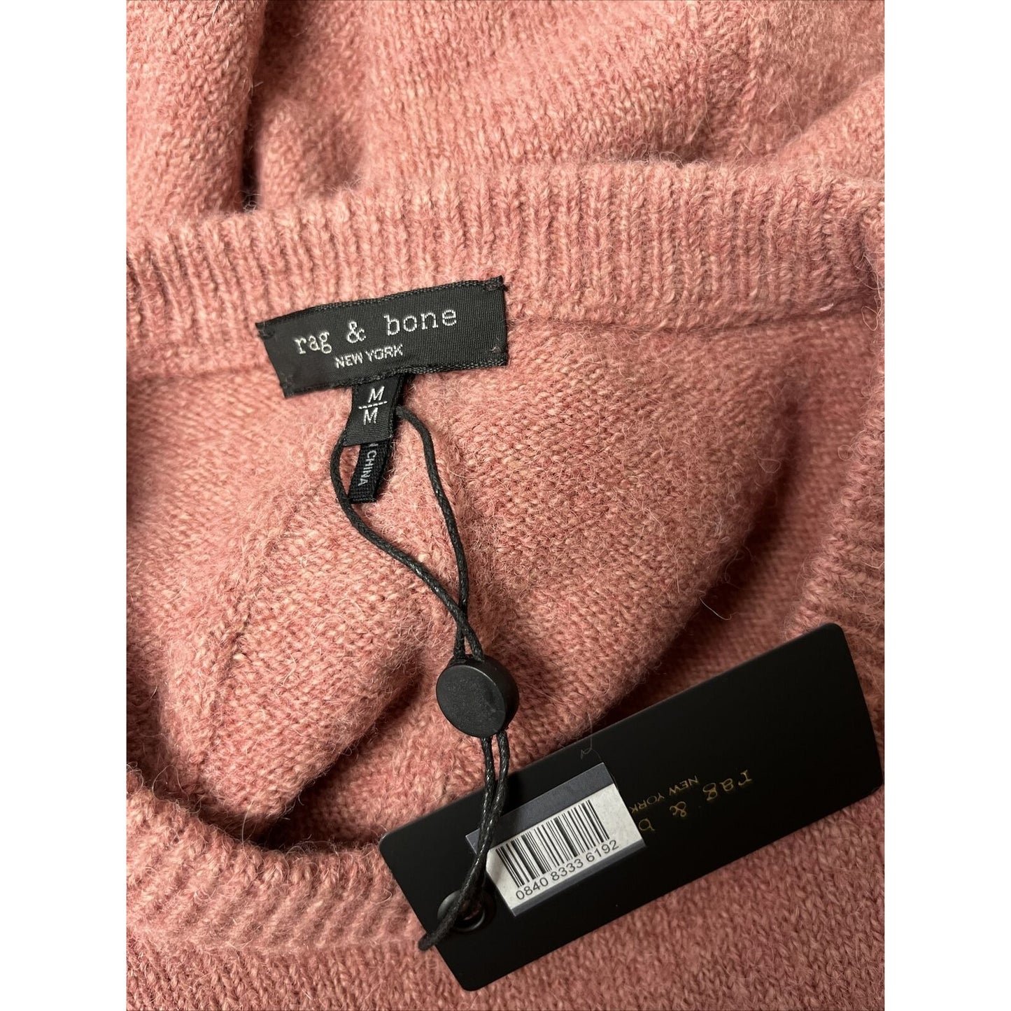Rag & Bone Elsa Tunic Sweater Women's Mauve Crewneck Alpaca Blend Pullover Sz M