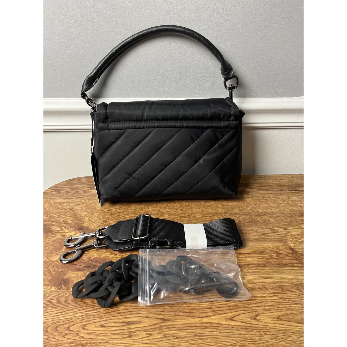 Think Royln Flapover Bag Crossbody Bag with 3 Straps -Astor Lady New w/Tags