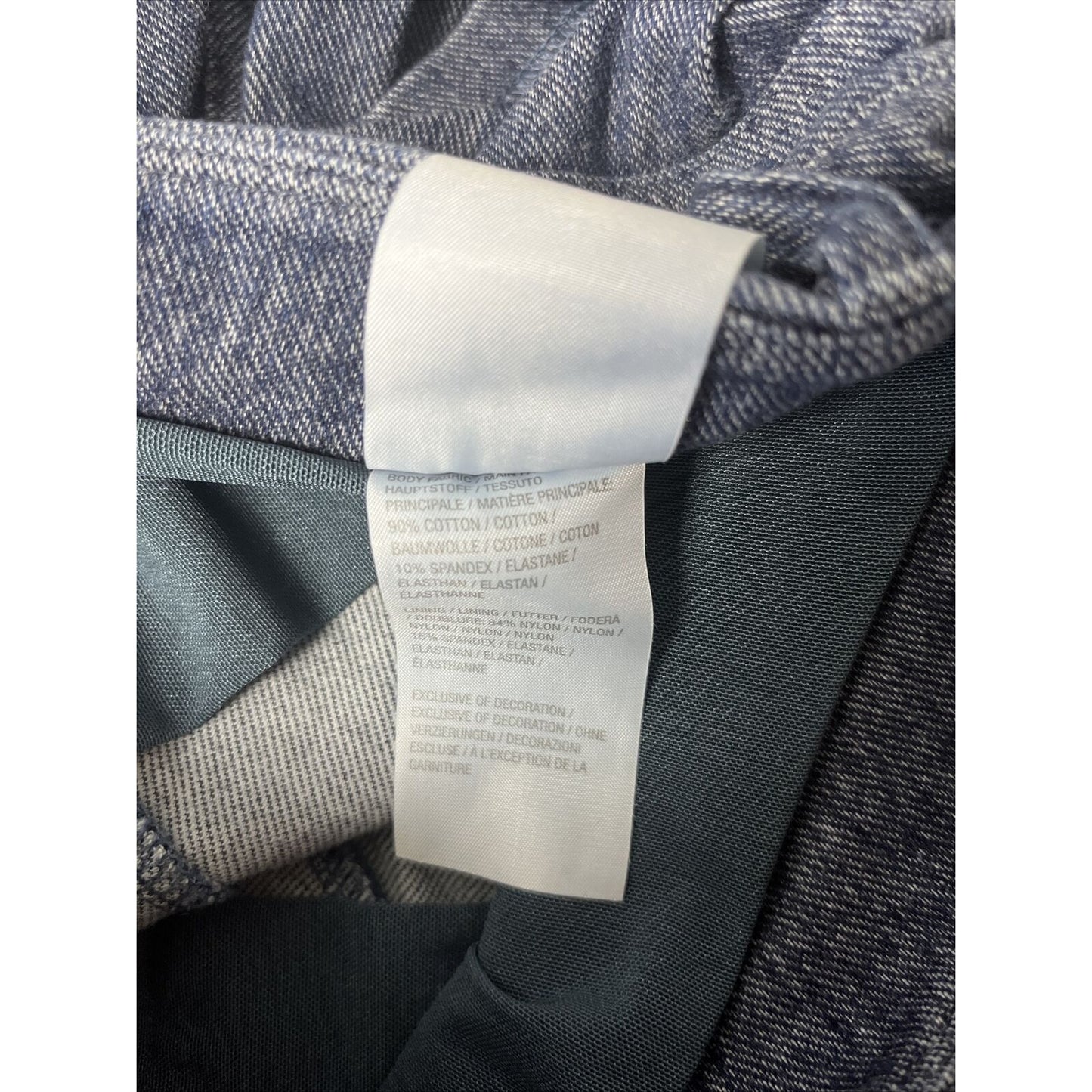 Women with Control My Wonder Denim Elite Slim Leg Pants Indigo 12P NEW A489360