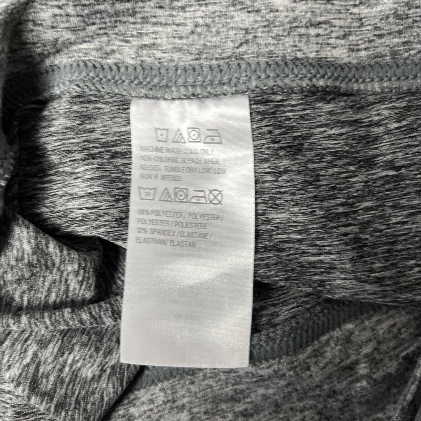 Susan Graver SG Sport Petite Heather Knit Leggings (Black, Petite Large) A463153