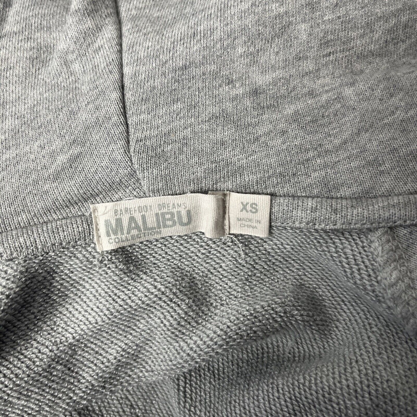 Barefoot Dreams Women's Malibu Collection French Terry Hoodie Gray Small XS