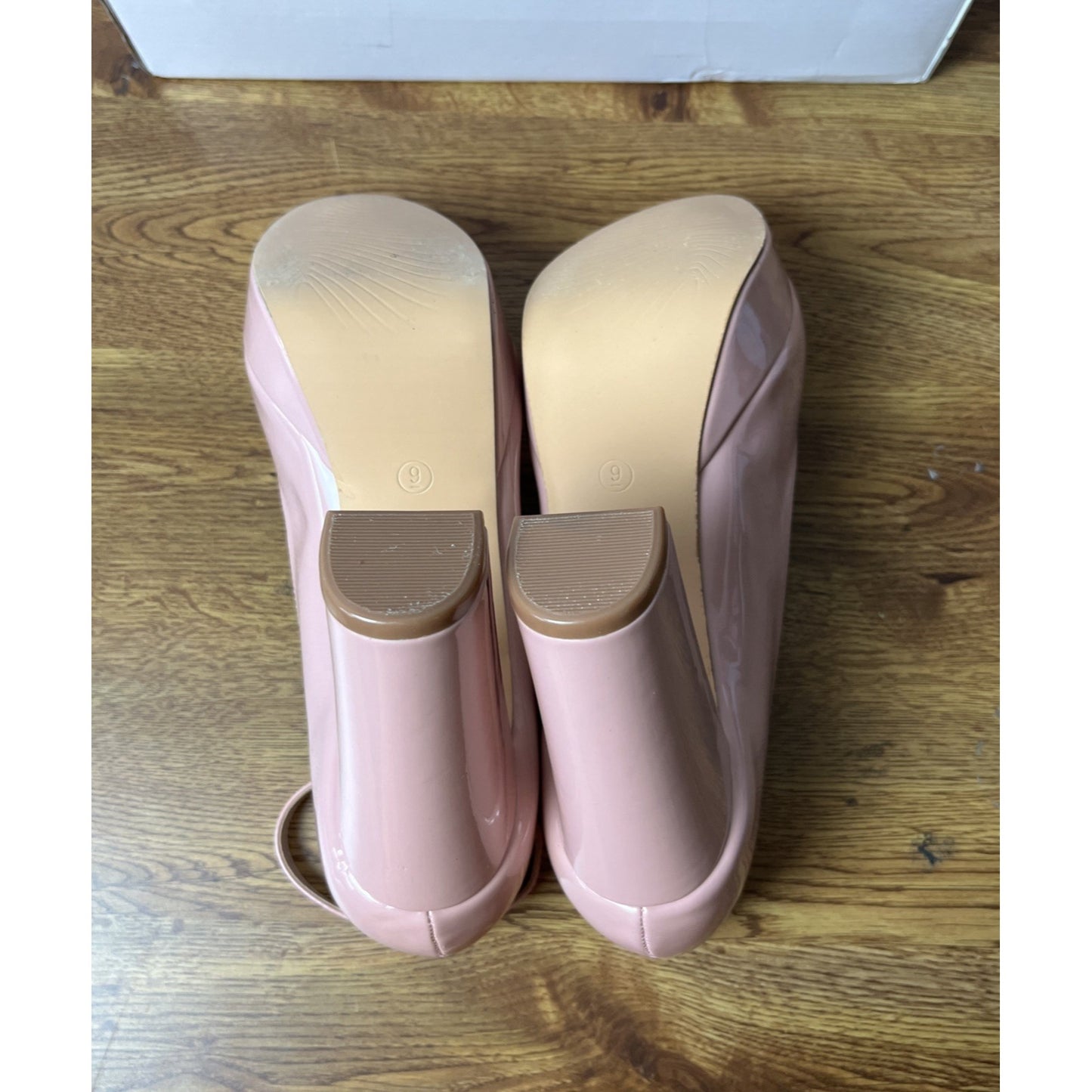 Allegra K Women's Platform Ankle Strap Chunky Heel Mary Janes Pumps 9, Pink