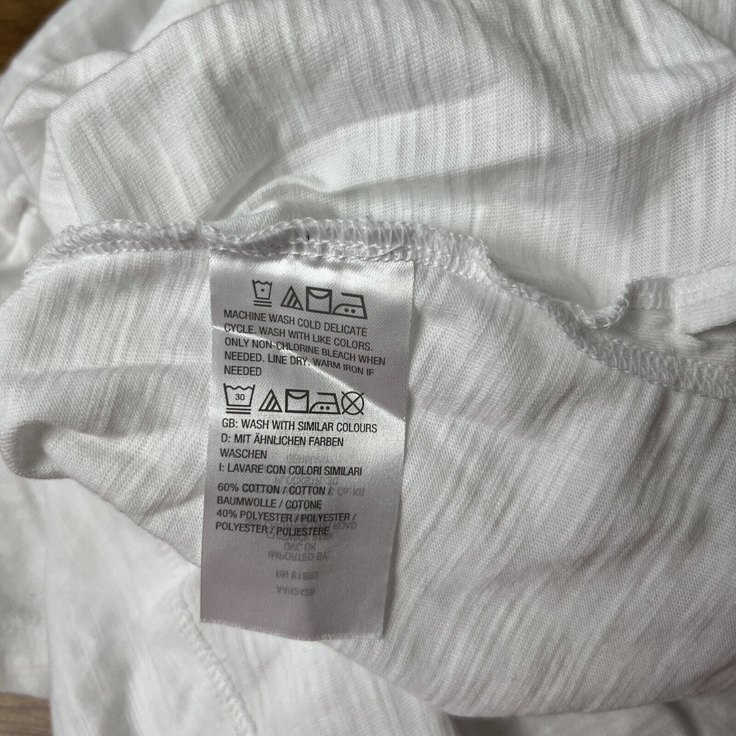 STUDIO PARK X LEAH WILLIAMS NEW $37 Slub Knit Short Sleeve V-Neck Tee X-Large