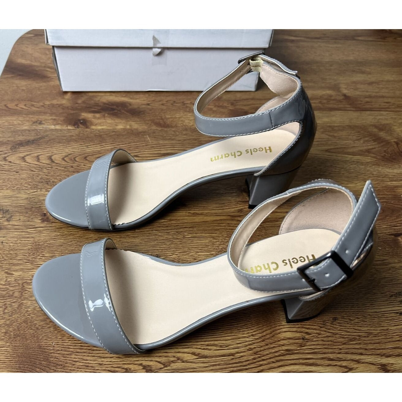 Heels Charm Women's Strappy Chunky Block Low Heeled Sandals 2 Inches Open Toe