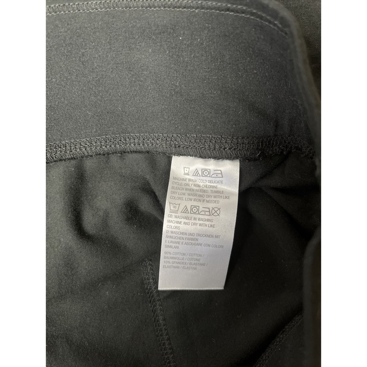 Denim & Co. Active Petite Duo Stretch Leggings with Wide Waistband A470145 ,2XP