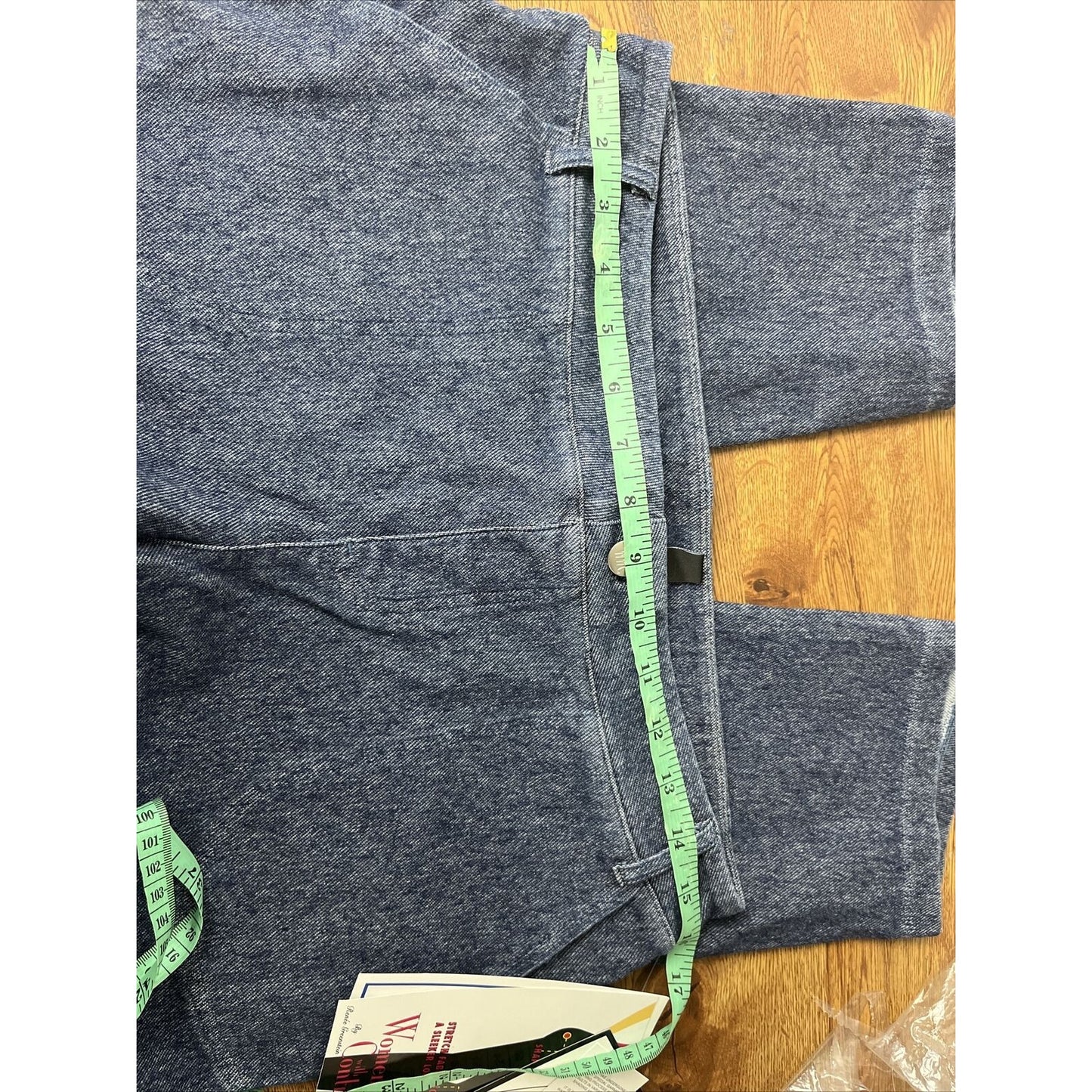 Women with Control My Wonder Denim Elite Slim Leg Pants Indigo 12P NEW A489360