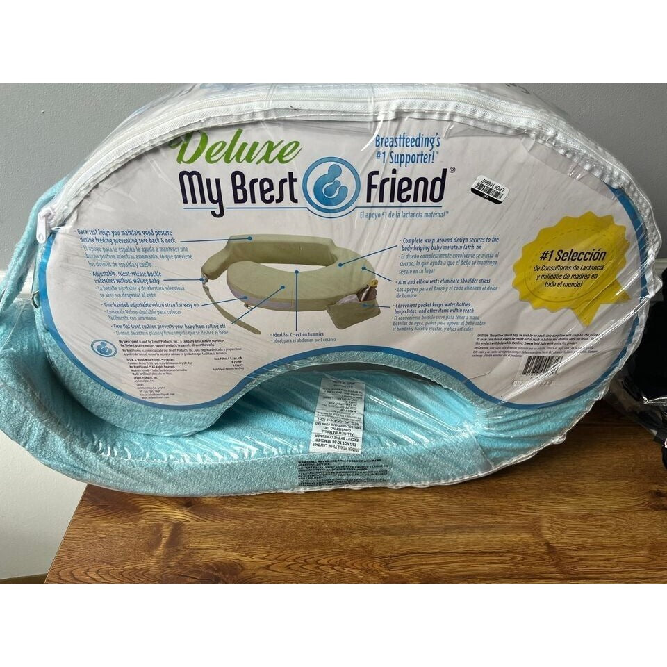 My Brest Friend Super Deluxe Nursing Pillow for Breastfeeding and Bottlefeeding
