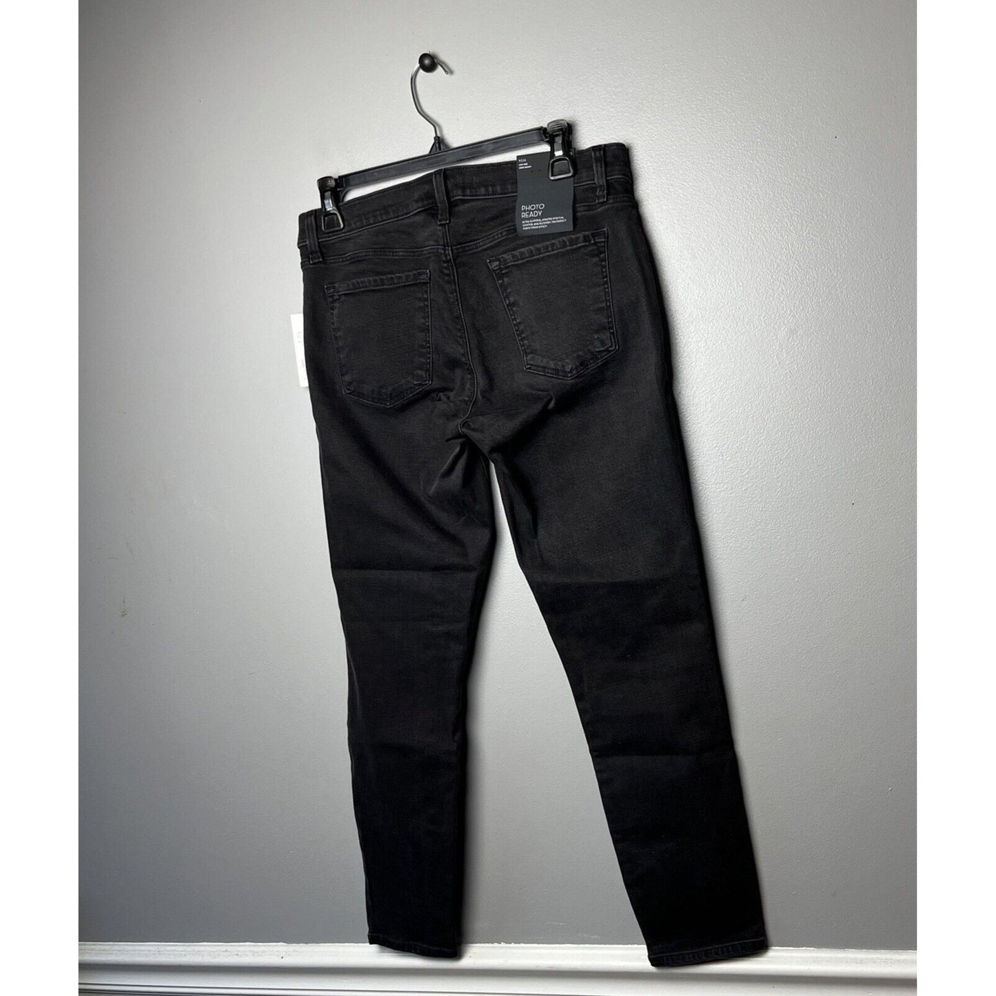 NWT J BRAND 9326 LOW RISE CROP SKINNY WOMEN'S JEANS IN BLACK SIZE 29 $198