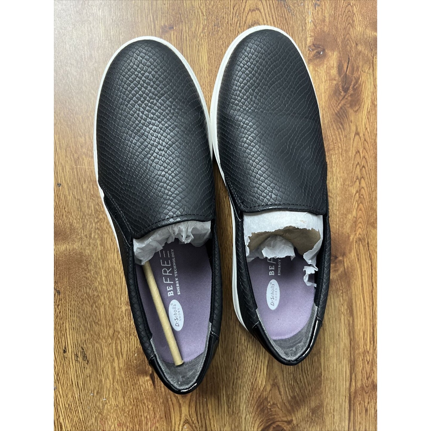 Dr. Scholl's Shoes Womens Nova Slip On Fashion Sneaker, Black, Size 10W