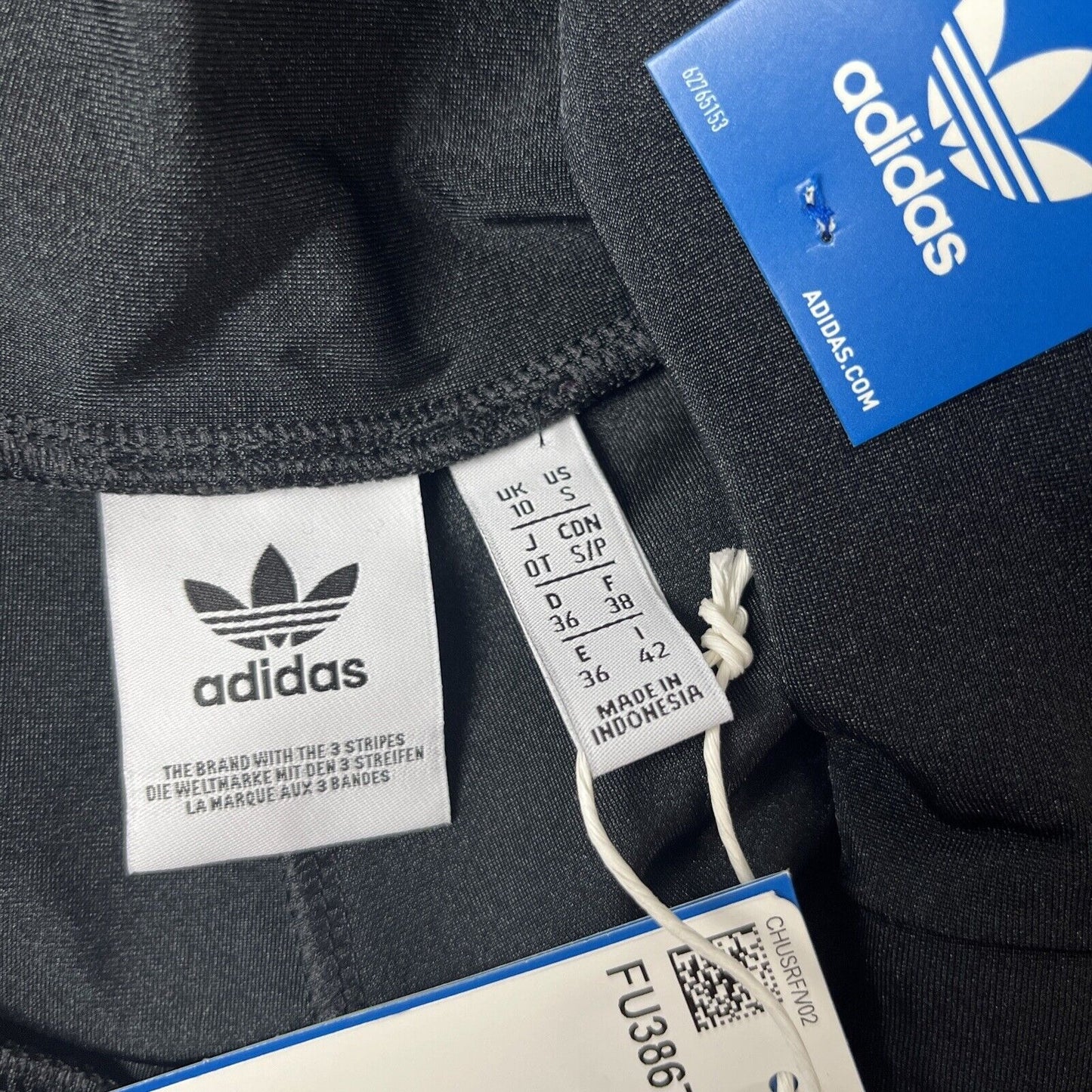 *NWT* Adidas Originals Ruffled Waist Full Length Leggings Size S FU3867