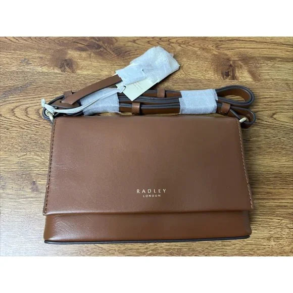 Radley London Lexington Small Flapover Crossbody Brown