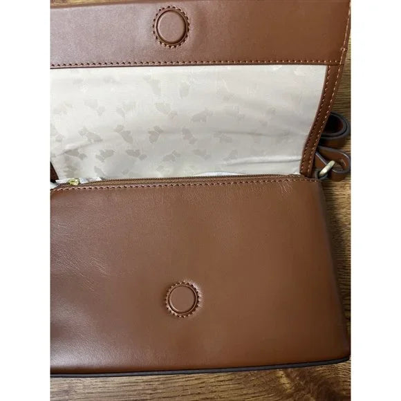 Radley London Lexington Small Flapover Crossbody Brown