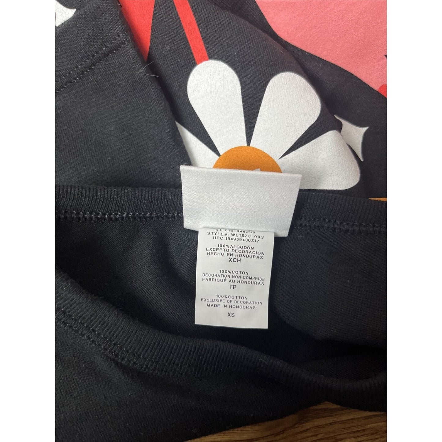 Champion x Steffi Lynn NWT Heritage Tee T Shirt Resolve to Evolve Black Size XS